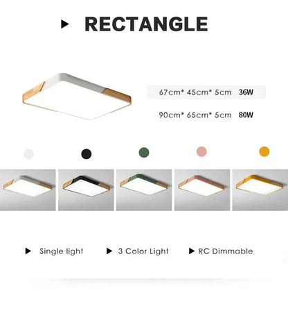 Ultra-Thin LED Ceiling Light Fixture