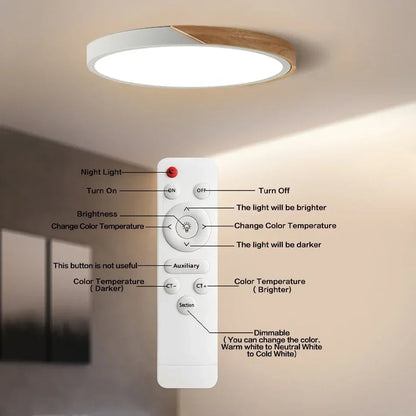 Ultra-Thin LED Ceiling Light Fixture