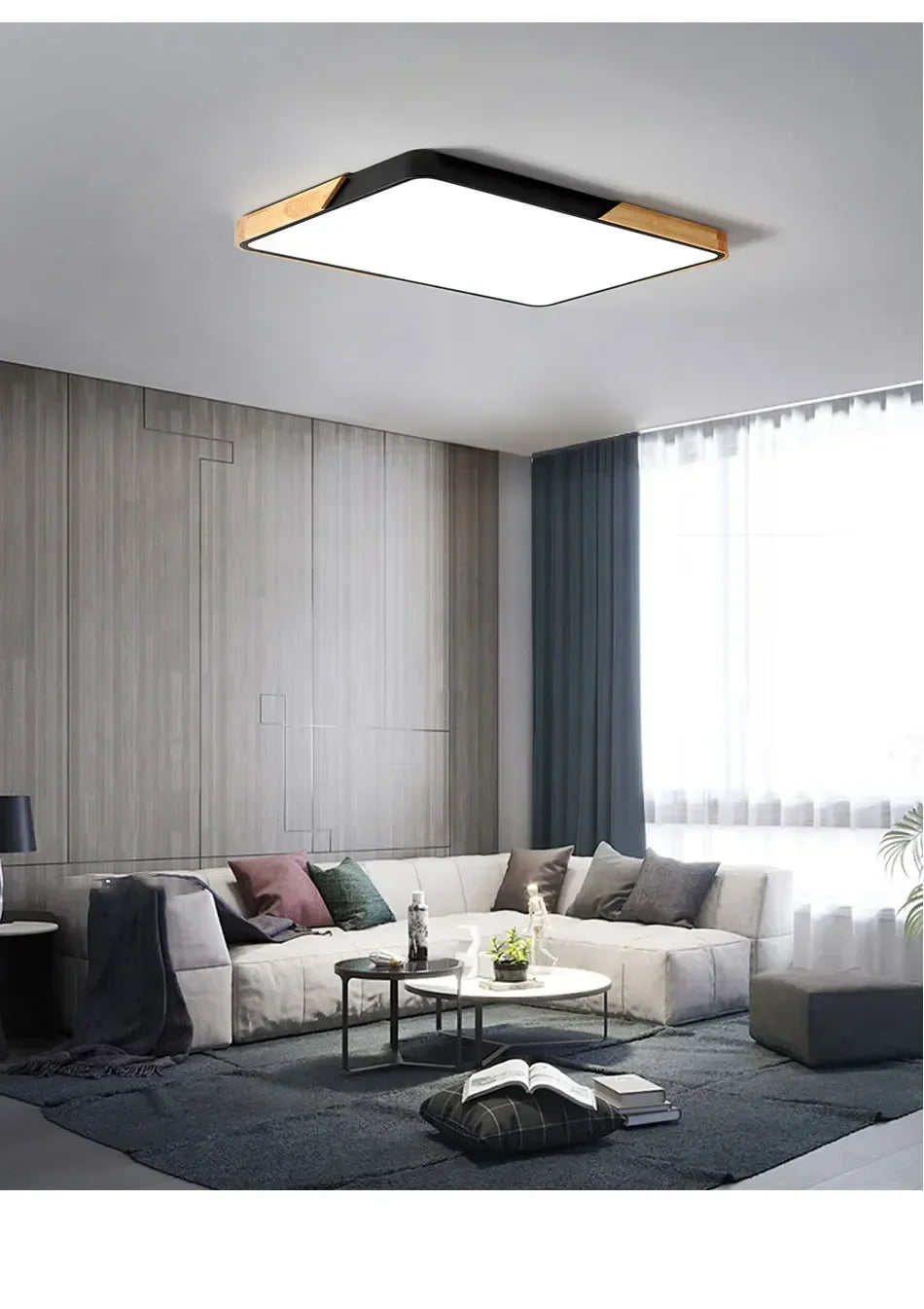 Ultra-Thin LED Ceiling Light Fixture