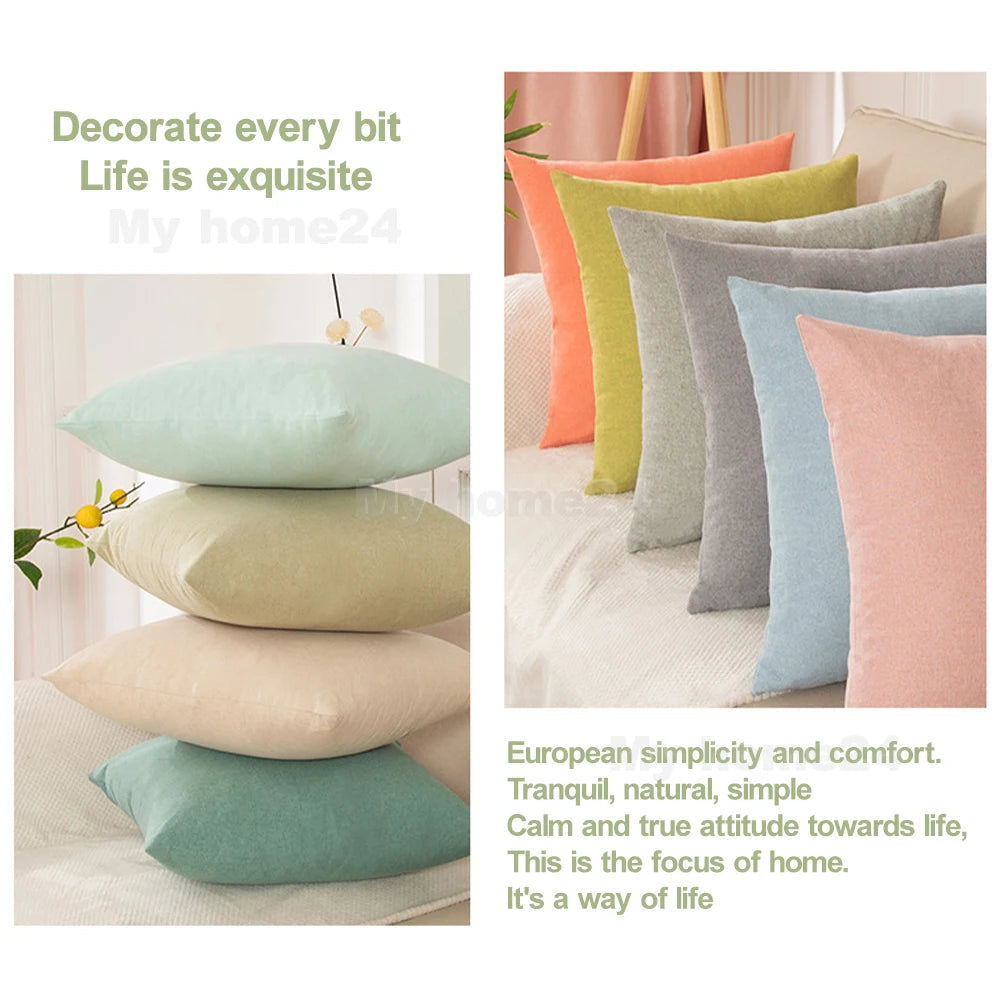 Universal Cotton Linen Pillow Covers