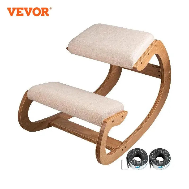 VEVOR Ergonomic Birch Kneeling Chair for Enhanced Comfort