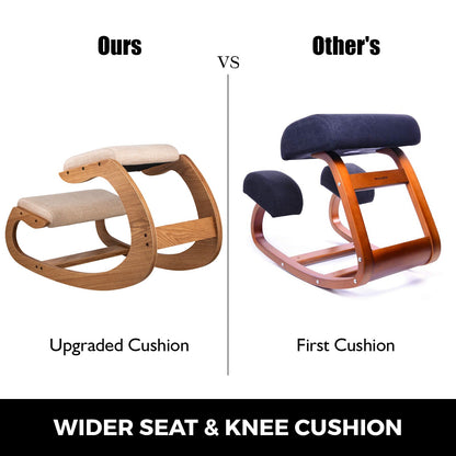 VEVOR Ergonomic Wood Kneeling Chair