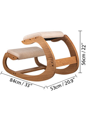 VEVOR Ergonomic Wood Kneeling Chair