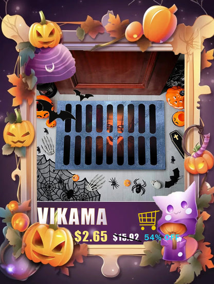 VIKAMA 3D Clown Halloween Floor Mat