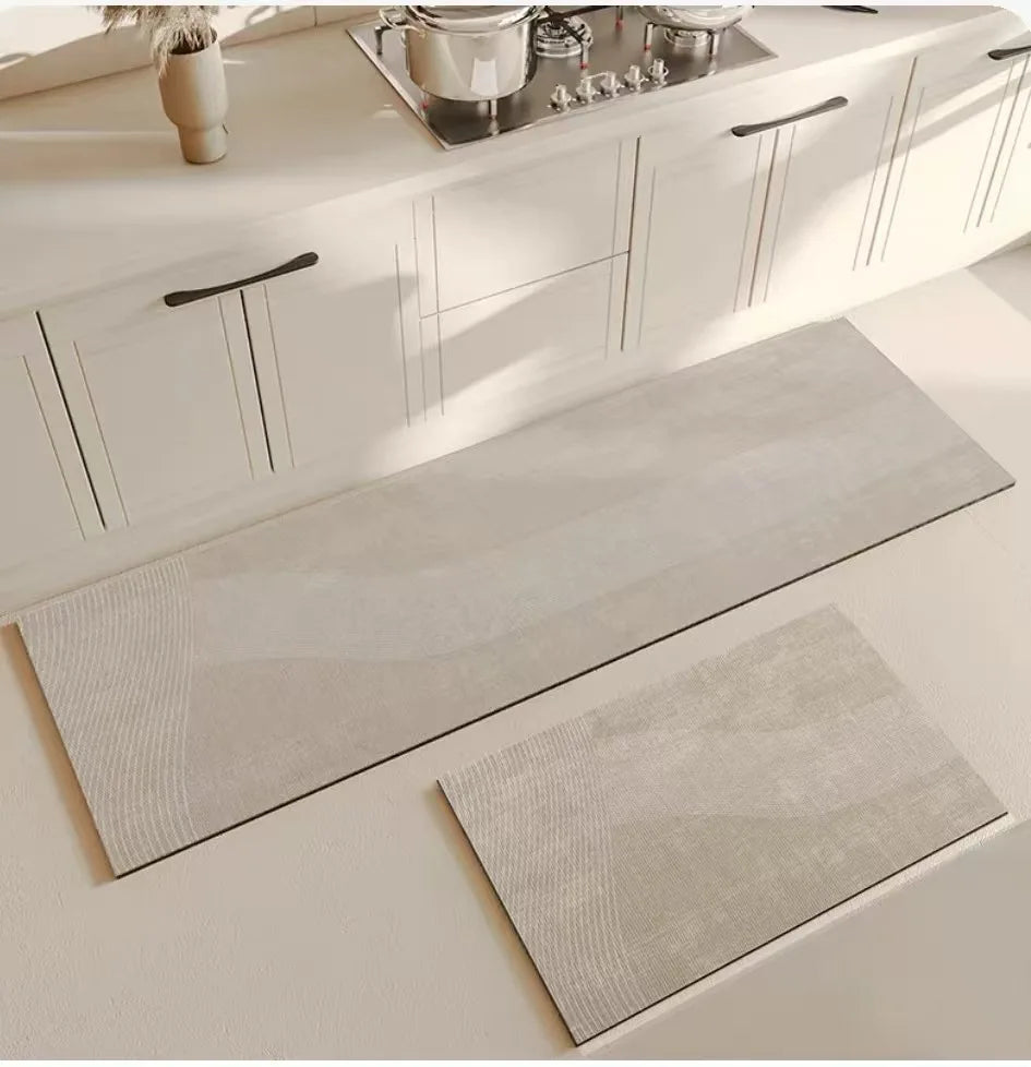 VIKAMA Geometric Diatomite Kitchen Mat