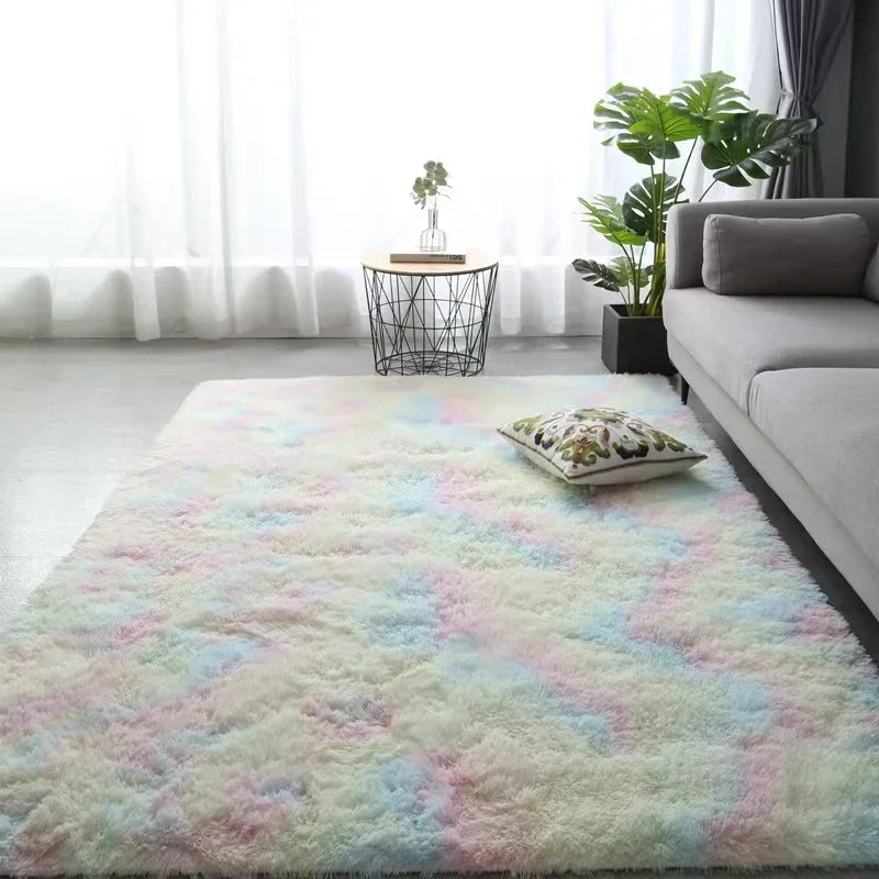 VIKAMA Waterproof Silk Wool Rug