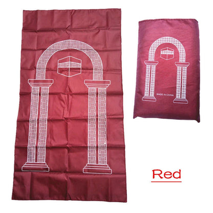 VIP Muslim prayer rug portable travel worship mat rainproof fabric pocket pilgrimage mat family outdoor mat carpet rug