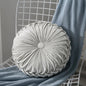 Velvet Round Throw Pillow - 35cm