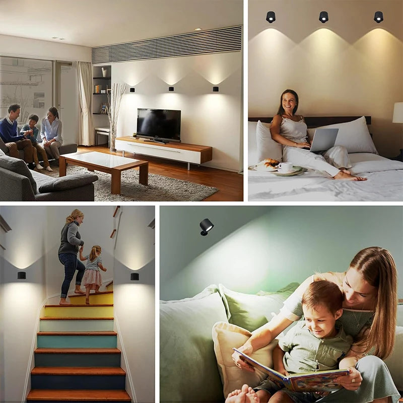 Versatile 360° LED Wall Lamp