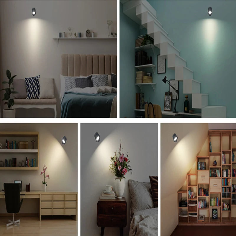 Versatile 360° LED Wall Lamp