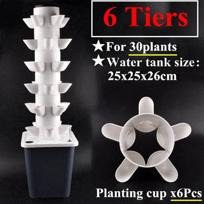 Vertical Hydroponic Garden Tower Planter