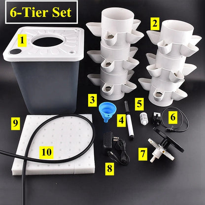 Vertical Hydroponic Garden Tower Planter