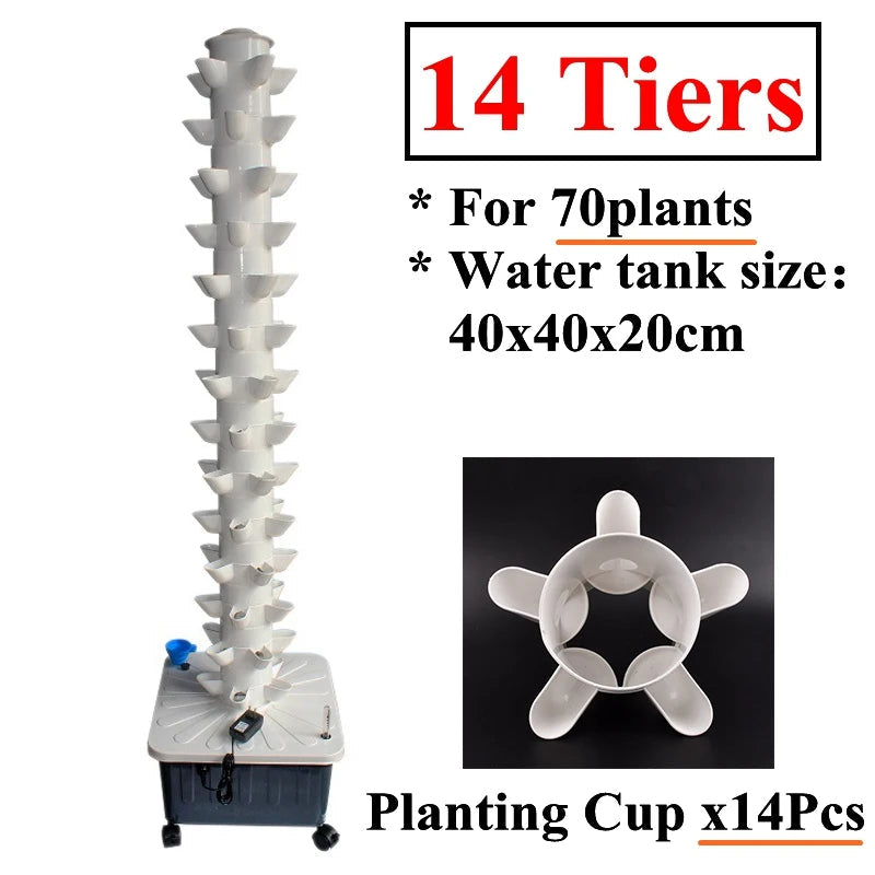 Vertical Hydroponic Garden Tower Planter