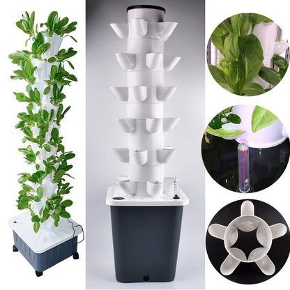 Vertical Hydroponic Garden Tower Planter