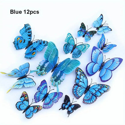 Vibrant 3D Butterfly Wall Decor