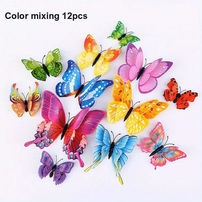 Vibrant 3D Butterfly Wall Decor