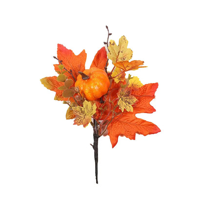 Vibrant Artificial Maple Leaves Branch