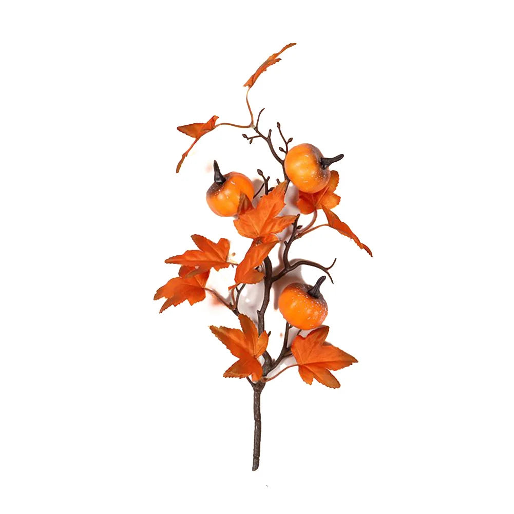 Vibrant Artificial Maple Leaves Branch