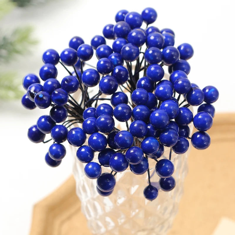 Vibrant Foam Berry Decorations - 50 Heads