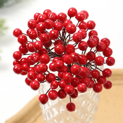 Vibrant Foam Berry Decorations - 50 Heads