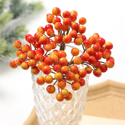 Vibrant Foam Berry Decorations - 50 Heads