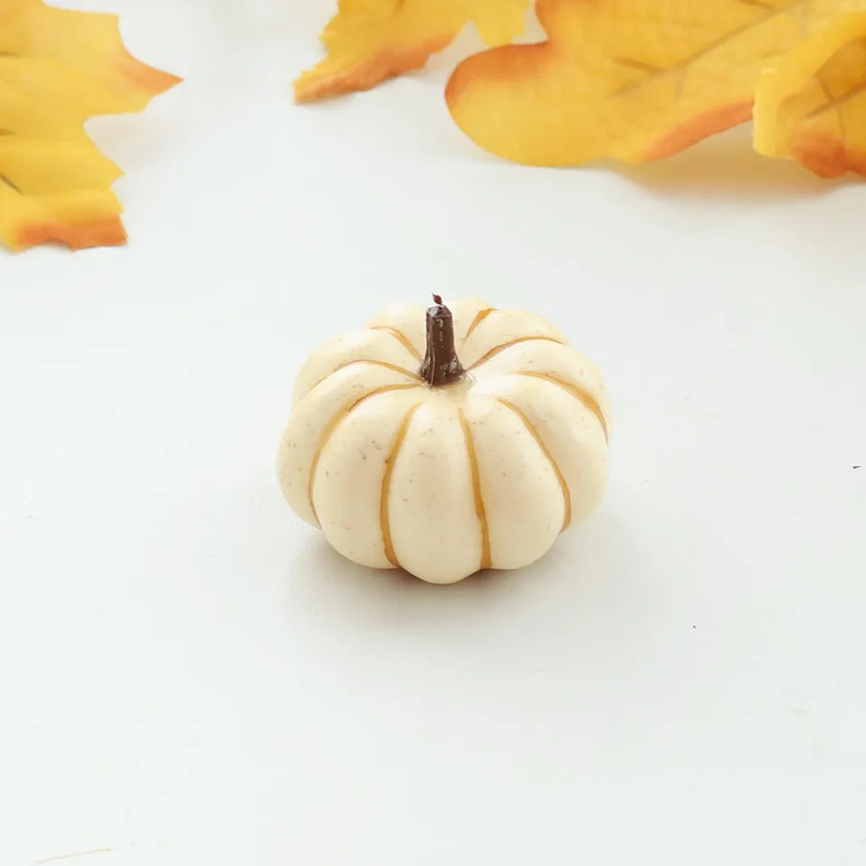 Vibrant Mini PVC Pumpkin Decorations