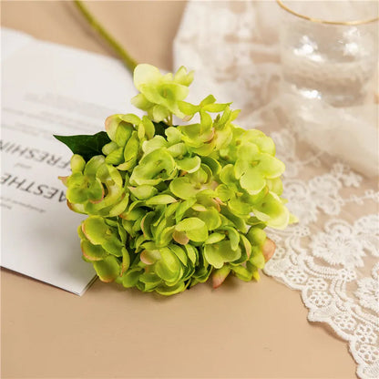 Vibrant Silk Hydrangea Branches for Decor