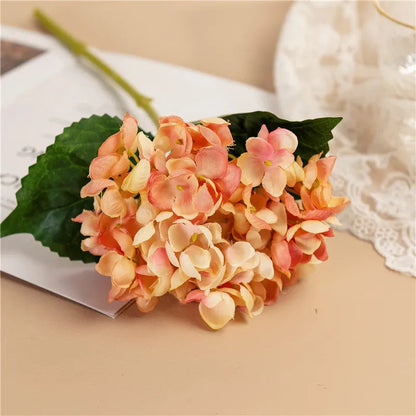 Vibrant Silk Hydrangea Branches for Decor