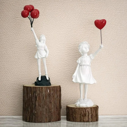 Vilead Banksy Flower Thrower Statue