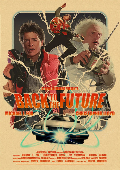 Vintage Back to the Future Poster