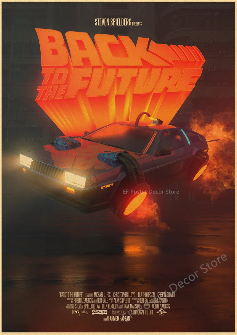 Vintage Back to the Future Poster