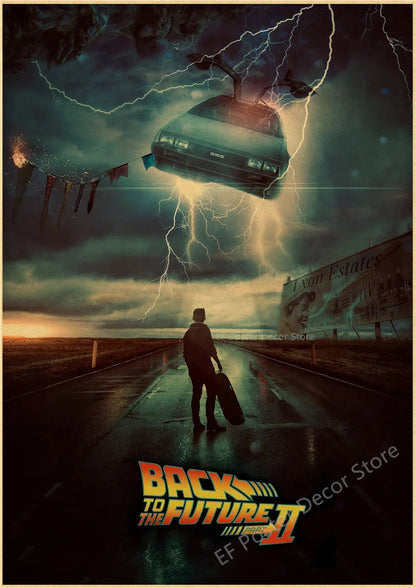 Vintage Back to the Future Poster