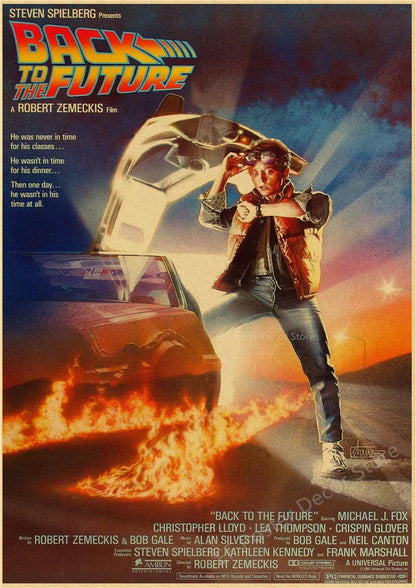 Vintage Back to the Future Poster