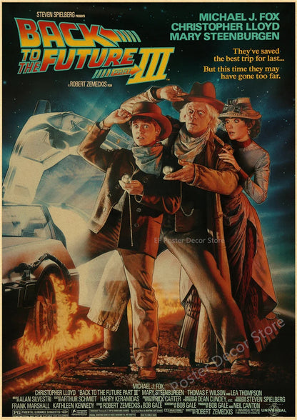 Vintage Back to the Future Poster