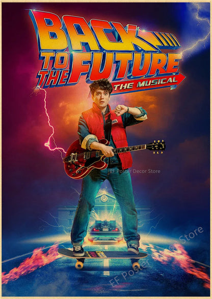 Vintage Back to the Future Poster