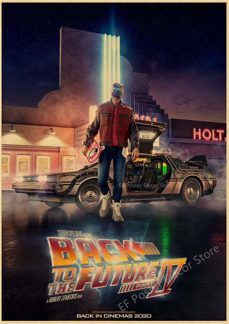 Vintage Back to the Future Poster