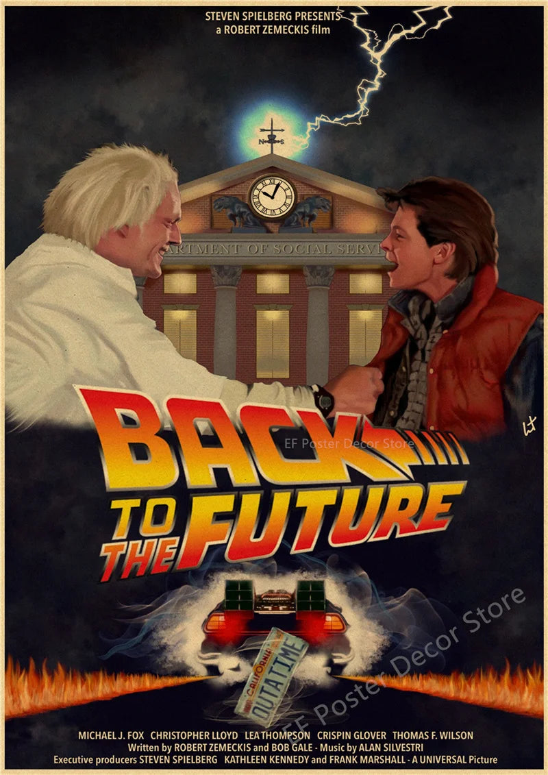 Vintage Back to the Future Poster