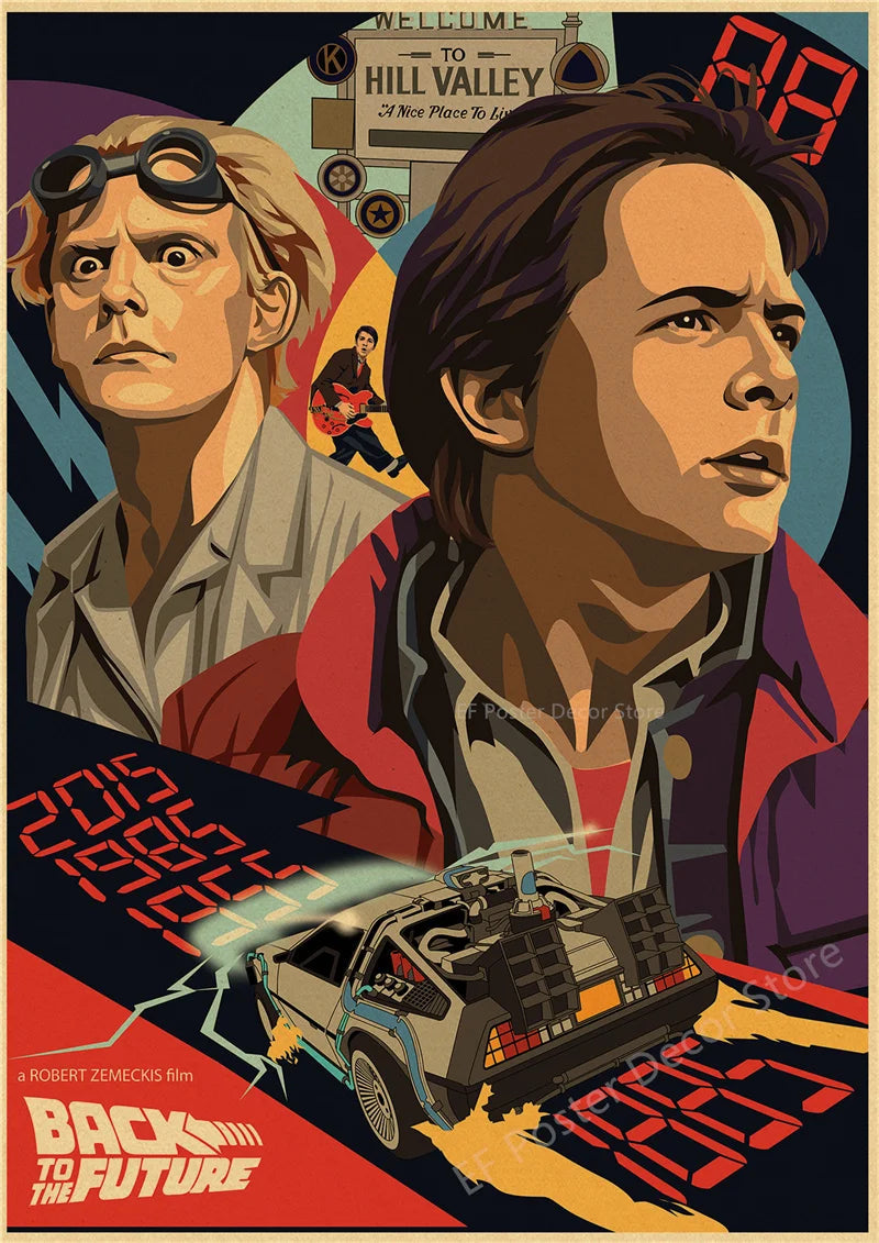 Vintage Back to the Future Poster