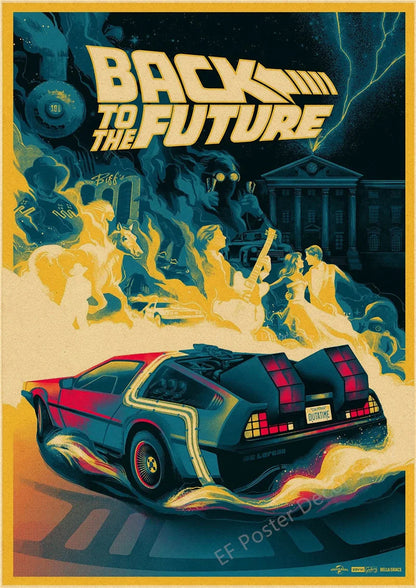 Vintage Back to the Future Poster