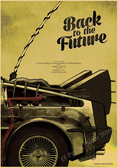 Vintage Back to the Future Poster