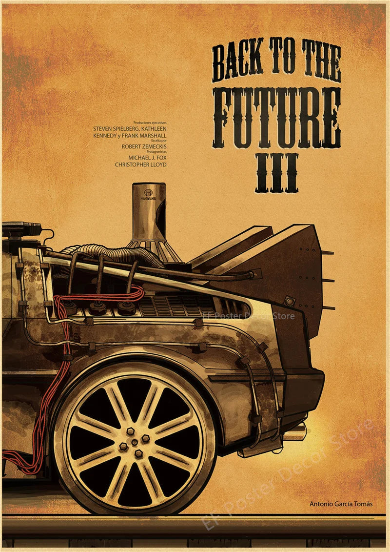 Vintage Back to the Future Poster