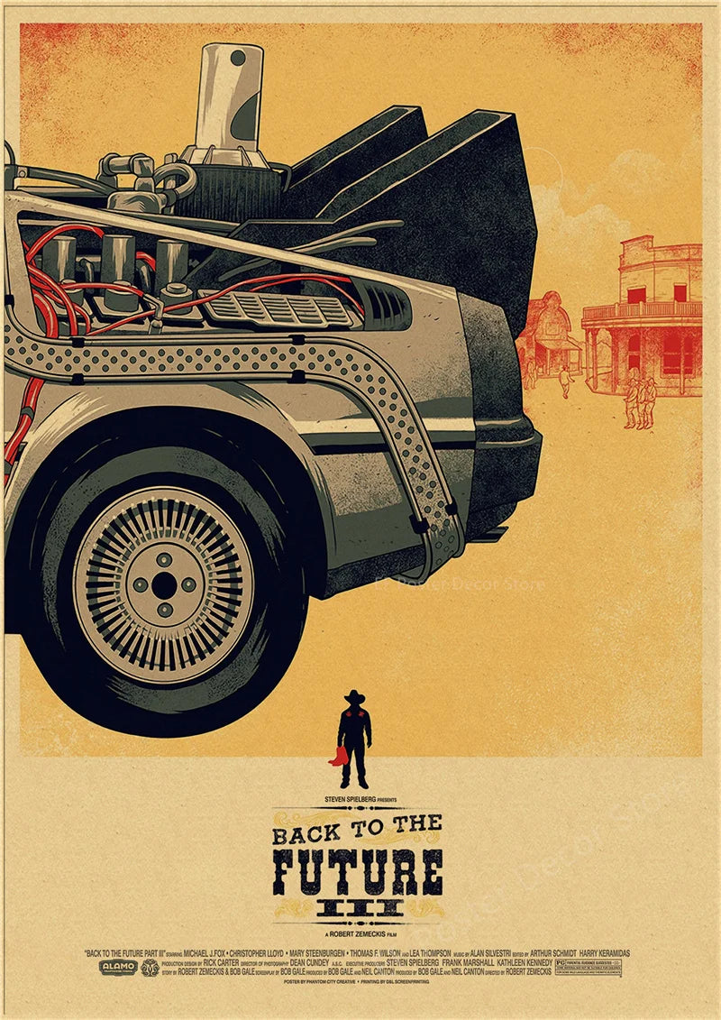 Vintage Back to the Future Poster