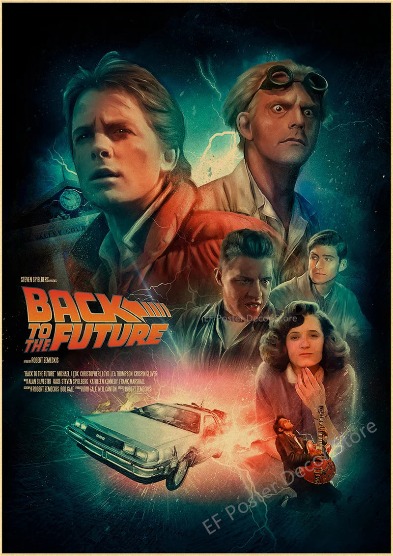 Vintage Back to the Future Poster