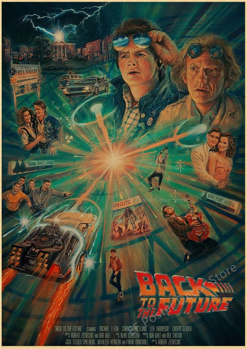 Vintage Back to the Future Poster