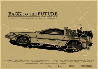 Vintage Back to the Future Poster