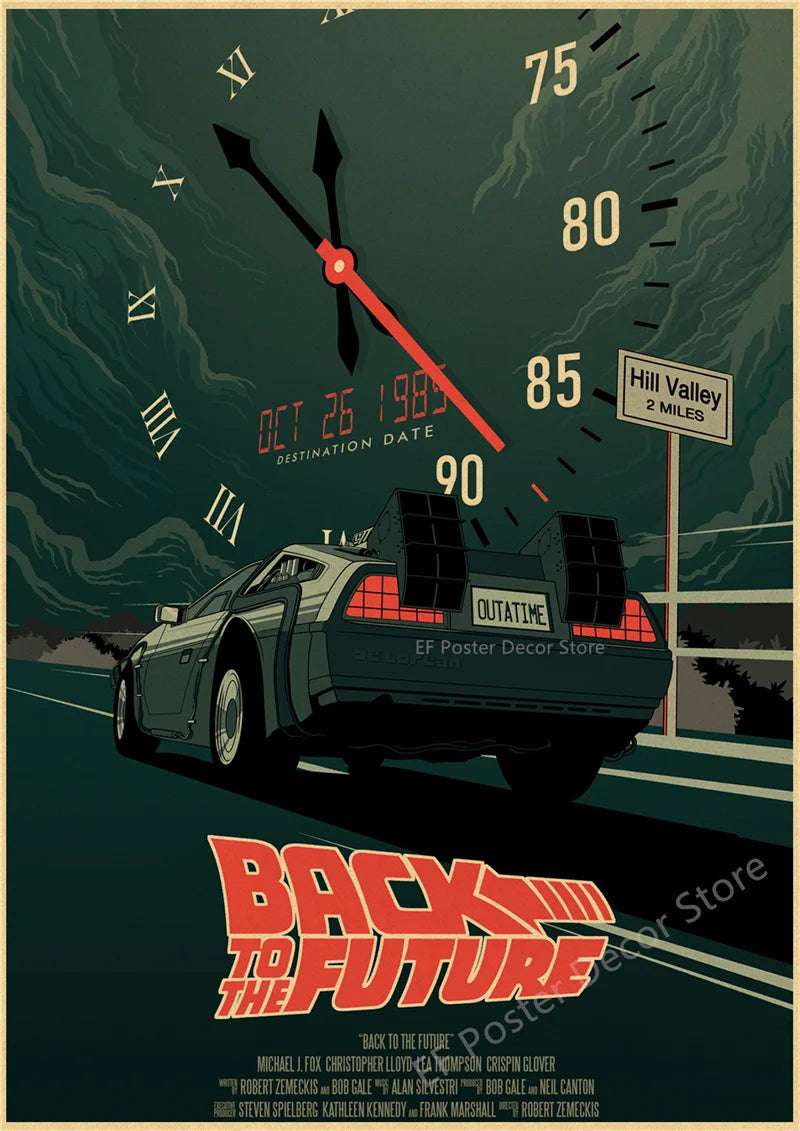 Vintage Back to the Future Poster