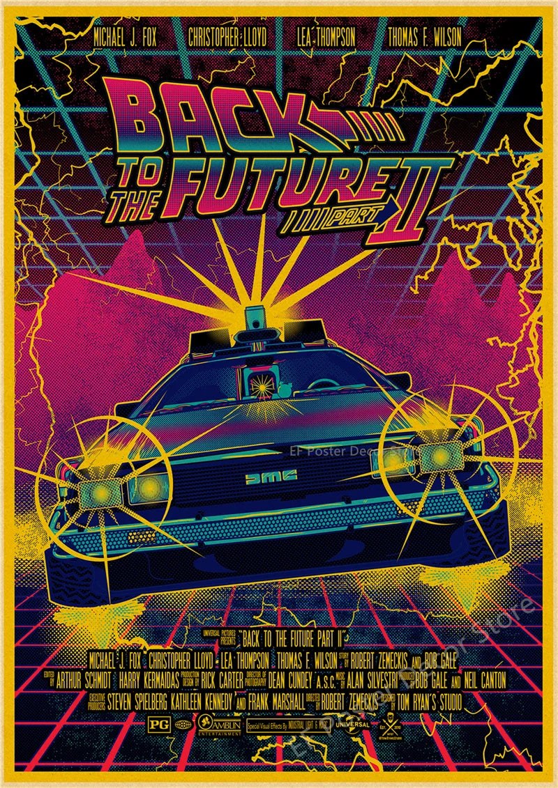 Vintage Back to the Future Poster