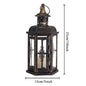 Vintage Black Iron Hanging Lanterns