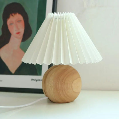 Vintage Ceramic Table Lamp with LED