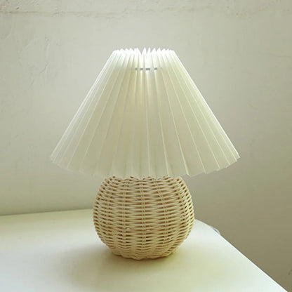 Vintage Ceramic Table Lamp with LED